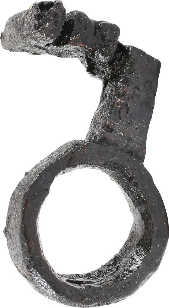 ROMAN/MEDIEVAL KEY RING, 4TH-8TH CENTURY AD SIZE 4 1/2 - Picardi Jewelry
