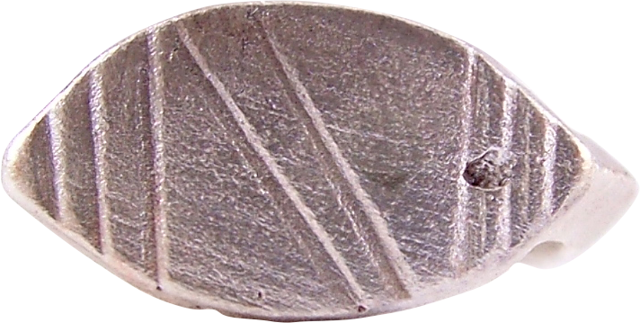MEDIEVAL EUROPEAN SIGNET RING C.500-850 AD SIZE 5 - Royalty Rings