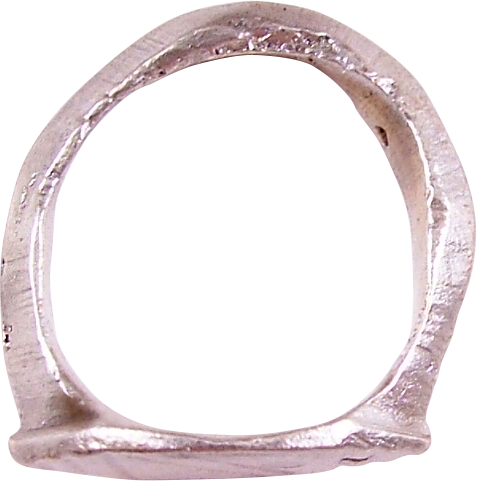 MEDIEVAL EUROPEAN SIGNET RING C.500-850 AD SIZE 5 - Royalty Rings