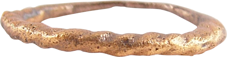 VIKING TWISTED RING 9th-10th CENTURY AD, SIZE 8 1/4 - Royalty Rings