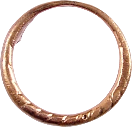 VIKING TWISTED RING, 9TH-10TH CENTURY AD SIZE 9 - Royalty Rings