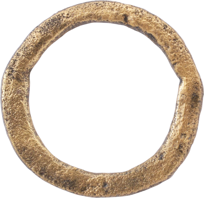 ANCIENT VIKING BEARD/HAIR RING, C.850-1050 AD - Picardi Jewelry