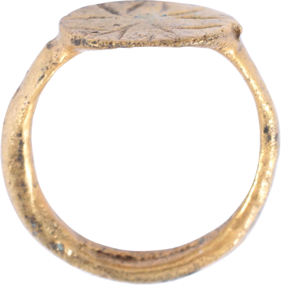 ROMAN/BYZANTINE CHRISTENING OR BAPTISM RING, C.2ND-6TH CENTURY AD - Royalty Rings