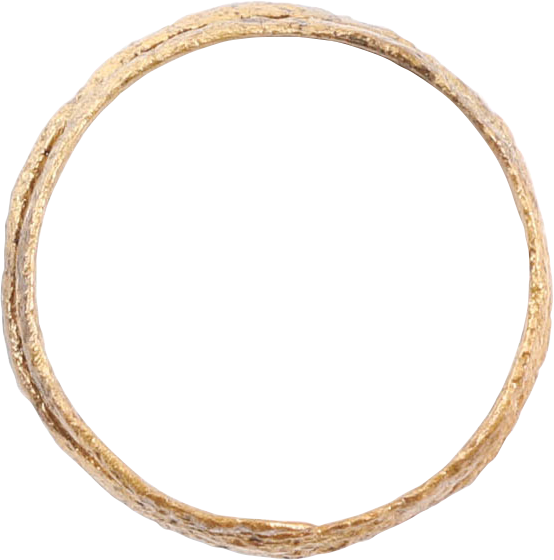 VIKING COIL RING, 9TH-10TH CENTURY AD, SIZE 9 - Fagan Arms