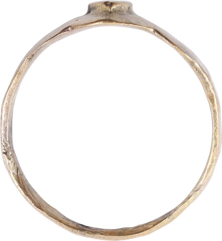 LATE MEDIEVAL WOMAN'S FASHION RING, SIZE 9 - Fagan Arms