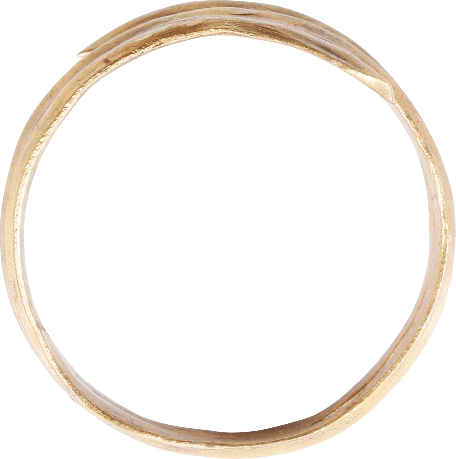 VIKING COIL RING, 9TH-10TH CENTURY AD, SIZE 12 - Fagan Arms