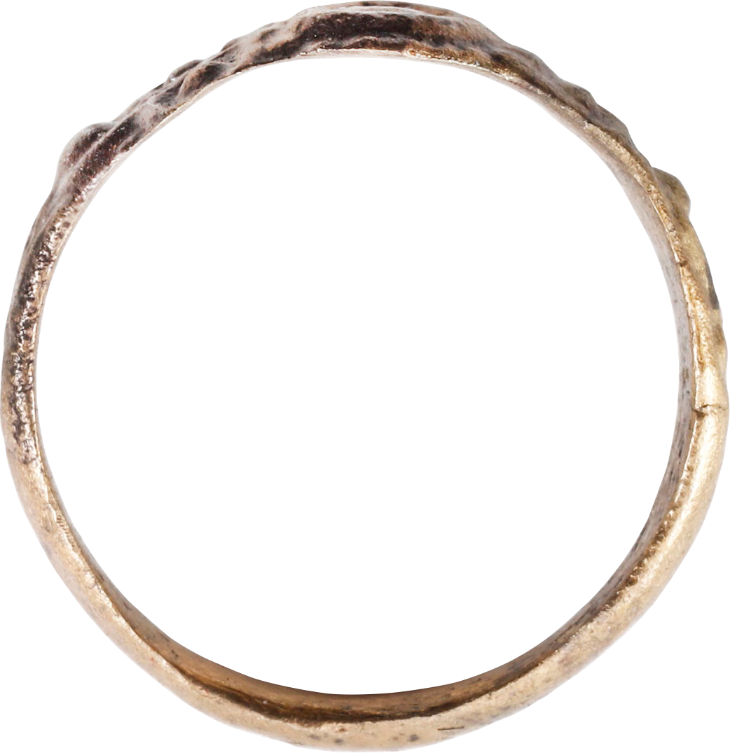 EUROPEAN BETROTHAL RING 16TH-17TH CENTURY, SIZE 8 ¾ - Fagan Arms