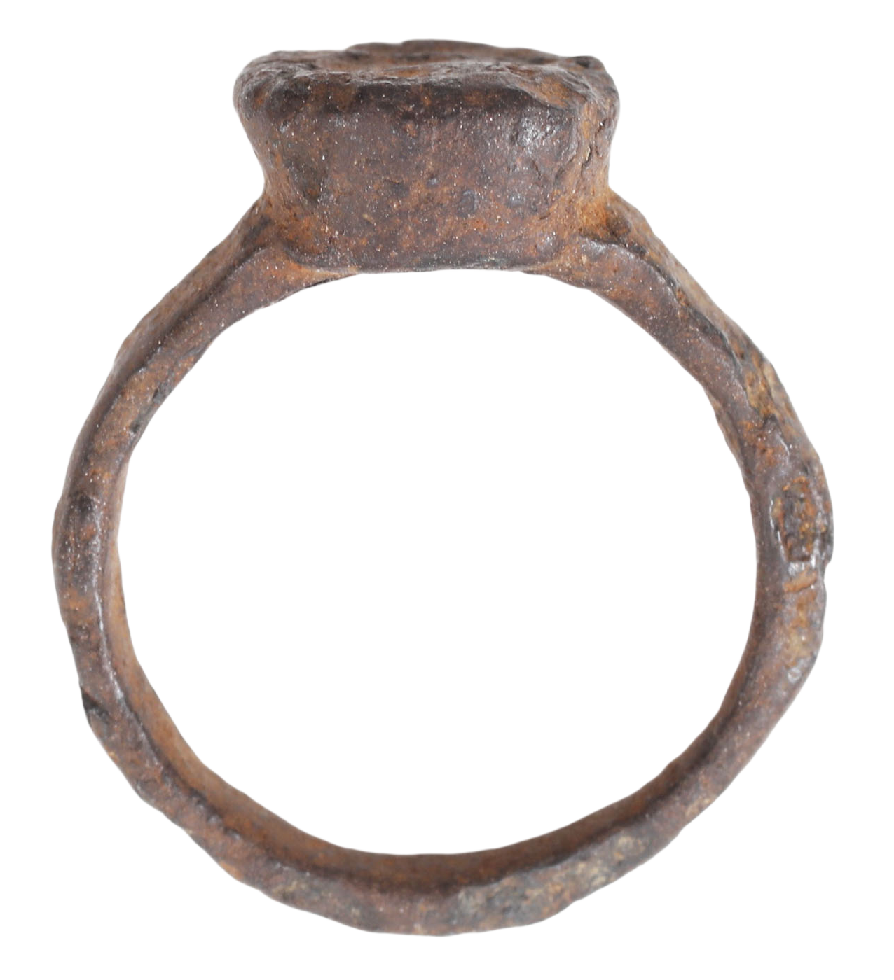 ROMAN IRON SIGNET RING C.500-100 BC, SIZE 7 - Fagan Arms