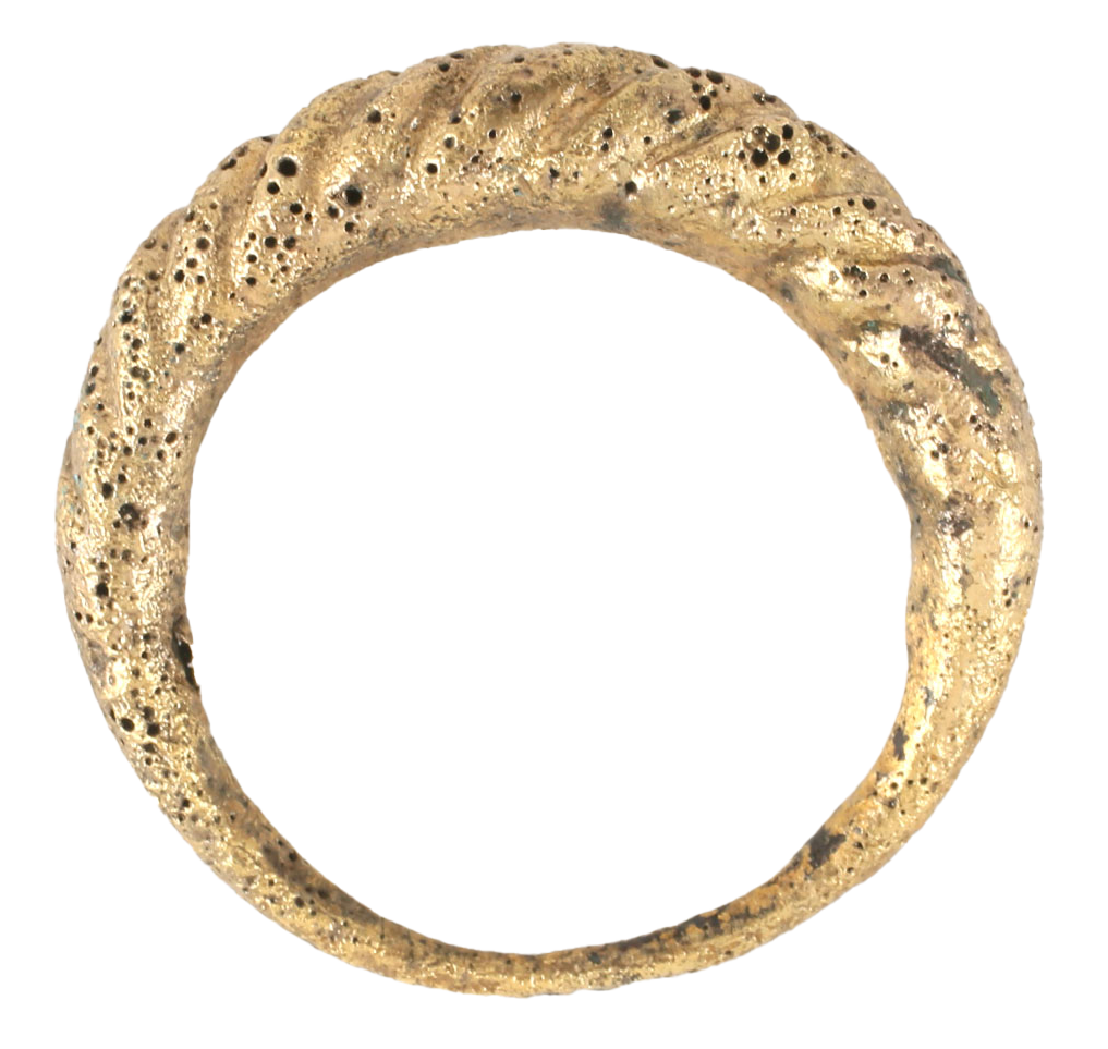 FINE VIKING WARRIOR’S TWISTED OR ROPED RING, 850-1050AD, SIZE 9 ½ - Fagan Arms