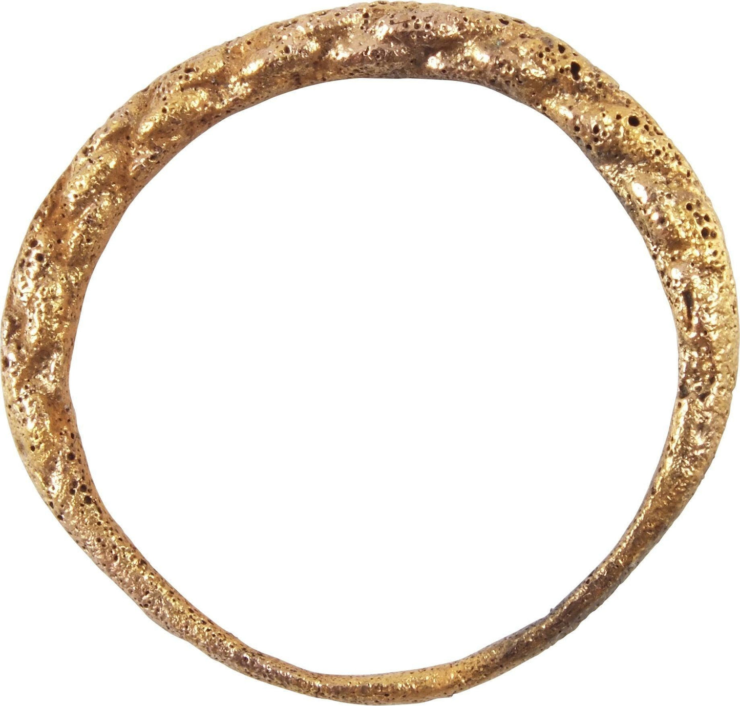 VIKING TWISTED RING C.850-1050 AD SIZE 9 1/2 - Picardi Jewelry