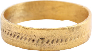 FINE VIKING WEDDING RING, 850-1050 AD, SIZE 5 1/4 - Picardi Jewelry