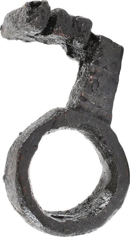 ROMAN/MEDIEVAL KEY RING, 4TH-8TH CENTURY AD SIZE 4 1/2 - Picardi Jewelry