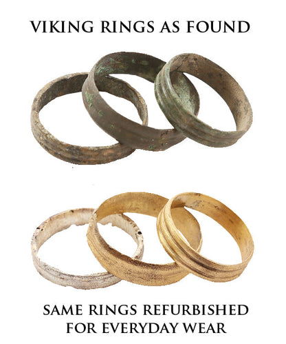 FINE VIKING WEDDING RING, 800-100AD SIZE 11 1/4 - Royalty Rings