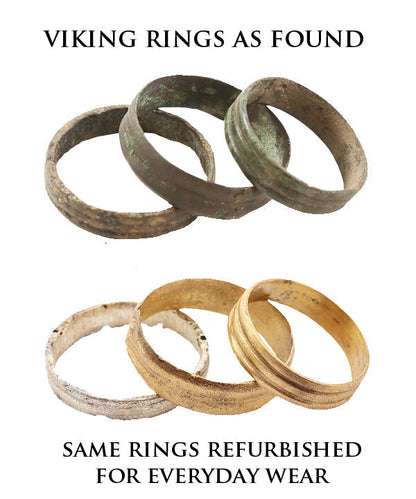 ANCIENT VIKING BEARD RING C.850-1050 AD - Picardi Jewelry