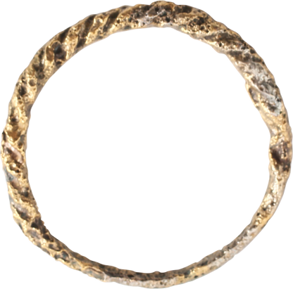 FINE VIKING TWISTED RING, SIZE 9 ¾ - Fagan Arms
