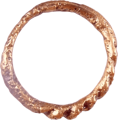 VIKING ROPED OR TWIST WEDDING RING C.866-1067 AD, SIZE 11 3/4 - Royalty Rings