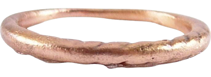 VIKING TWISTED RING, 9TH-10TH CENTURY AD SIZE 9