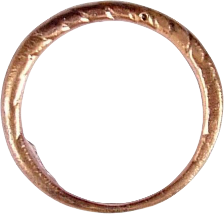 VIKING TWISTED RING, 9TH-10TH CENTURY AD SIZE 9
