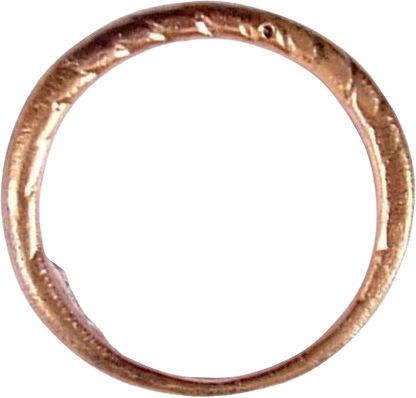 VIKING TWISTED RING, 9TH-10TH CENTURY AD SIZE 9