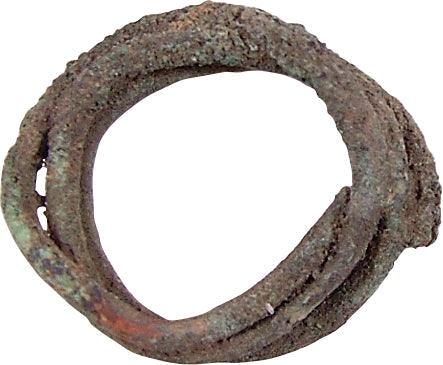 VIKING COIL RING, C.850-1050 AD, SIZE 1-2 - Picardi Jewelry