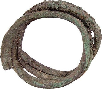 VIKING COIL RING, C.850-1050 AD, SIZE 1-2 - Picardi Jewelry
