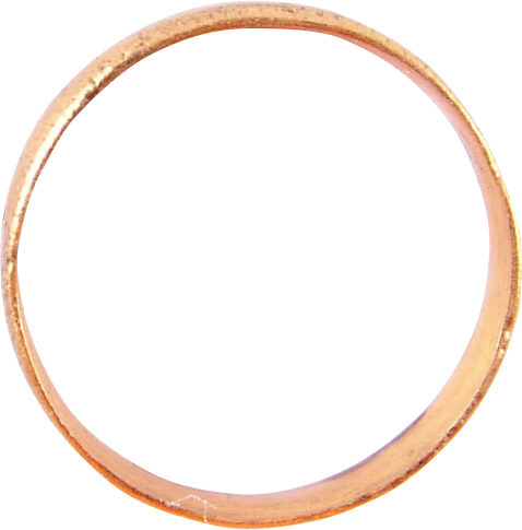 ANCIENT VIKING WEDDING RING 866-1067 AD, SIZE 10 1/4 - Royalty Rings