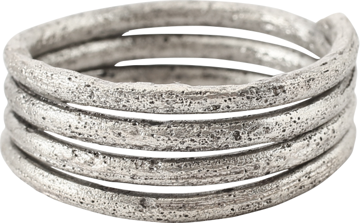 ANCIENT VIKING COIL RING, C.850-1050 AD, SIZE 10 3/4 - Royalty Rings