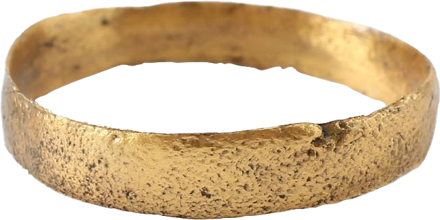 ANCIENT VIKING WEDDING RING C.850-1050 AD SIZE 10 1/4 - Royalty Rings