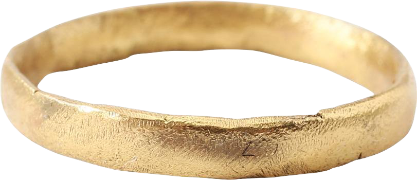 ANCIENT VIKING WEDDING RING C.850-1050 AD SIZE 10 ½