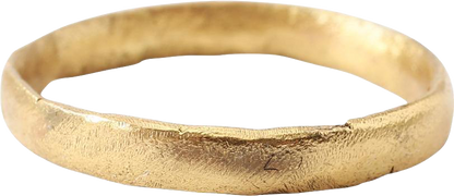 ANCIENT VIKING WEDDING RING C.850-1050 AD SIZE 10 ½