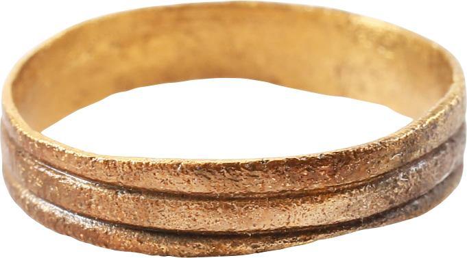 ANCIENT VIKING WEDDING RING C.850-1050 AD SIZE 6 - Royalty Rings