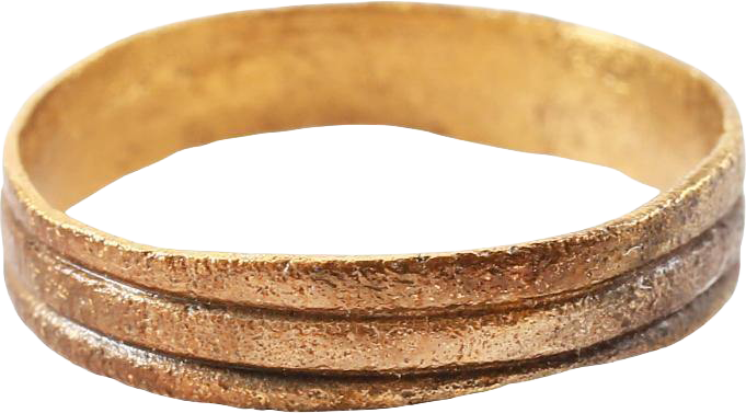 ANCIENT VIKING WEDDING RING C.850-1050 AD SIZE 6