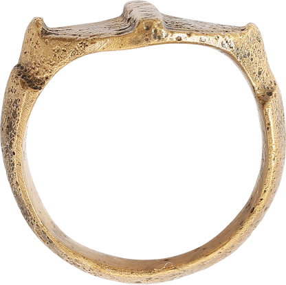 LATE MEDIEVAL EUROPEAN MAN’S RING, 14TH-16TH CENTURY AD, SIZE 8 ¾ - Royalty Rings