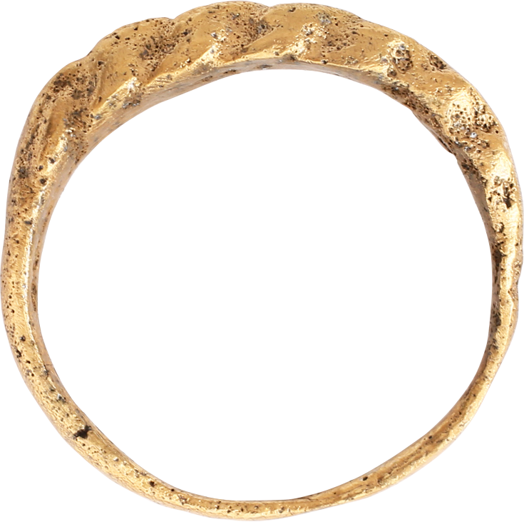 VIKING WARRIOR’S ROPED OR TWIST RING, C.866-1067 AD, SIZE 7 ½ - Fagan Arms
