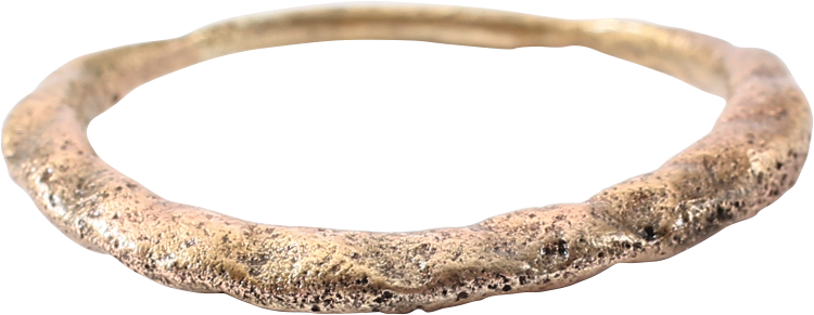 ANCIENT VIKING ROPED OR TWIST WEDDING RING, SIZE 9 3/4 - Royalty Rings