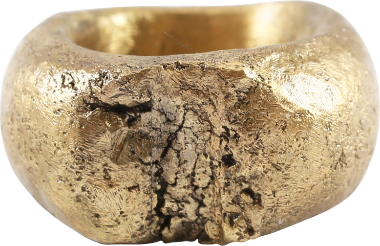 MASSIVE ASHANTI RING C.1900, ex: Sir Cecil Armitage Collection - Fagan Arms