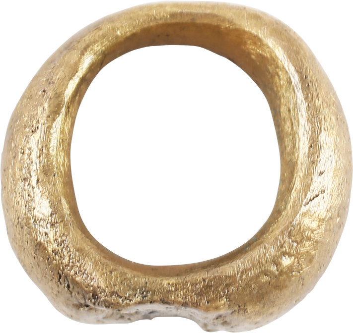 MASSIVE ASHANTI RING C.1900, ex: Sir Cecil Armitage Collection - Fagan Arms