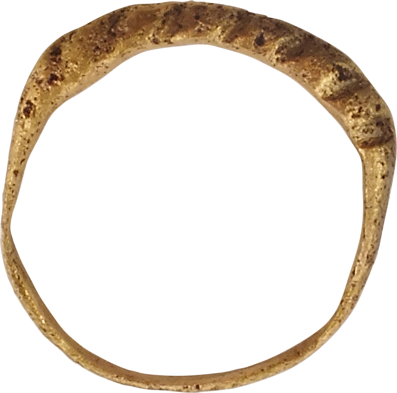VIKING ROPED OR TWIST WEDDING RING 10th-11th century AD, SIZE 8 - Royalty Rings