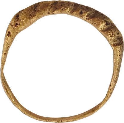 VIKING ROPED OR TWIST WEDDING RING 10th-11th century AD, SIZE 8 - Royalty Rings