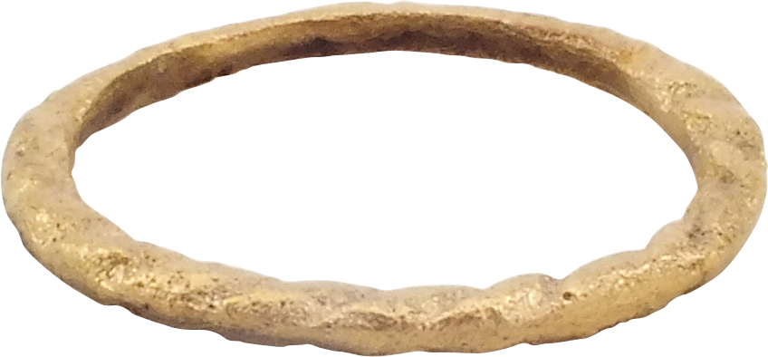 VIKING ROPED OR TWIST WEDDING RING, C.866-1067 AD, SIZE 9 ½ - Royalty Rings