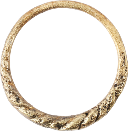 FINE VIKING ROPED OR TWIST WEDDING RING C.866-1067 AD, SIZE 10 1/2 - Royalty Rings