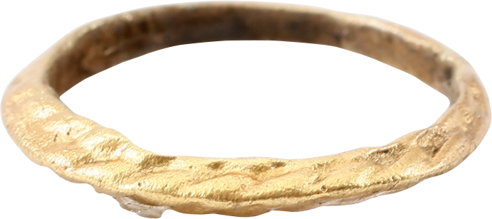 ANCIENT VIKING ROPED OR TWIST WEDDING RING, SIZE 9 3/4 - Fagan Arms