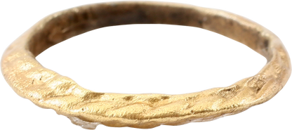 ANCIENT VIKING ROPED OR TWIST WEDDING RING, SIZE 9 3/4 - Fagan Arms