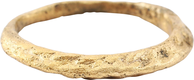 ANCIENT VIKING ROPED OR TWIST WEDDING RING, SIZE 9 - Royalty Rings