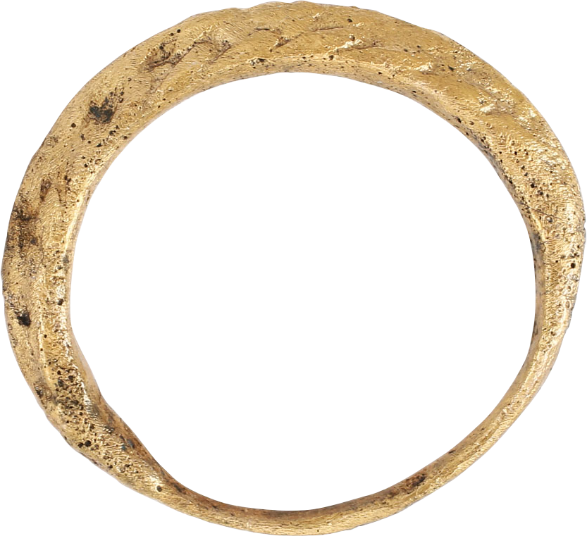 ANCIENT VIKING ROPED OR TWIST WEDDING RING, SIZE 9 - Royalty Rings