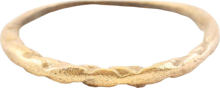VIKING ROPED OR TWIST WEDDING RING, C.866-1067 AD, SIZE 9 3/4 - Royalty Rings