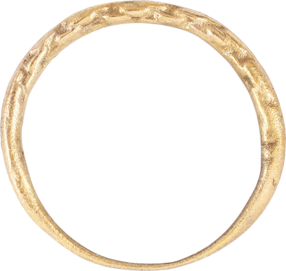 VIKING ROPED OR TWIST WEDDING RING, C.866-1067 AD, SIZE 9 3/4 - Royalty Rings