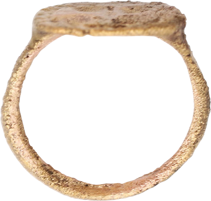 ROMAN/BYZANTINE CHRISTENING OR BAPTISM RING, C. 2ND-6TH CENTURY AD, SIZE ½ - Royalty Rings