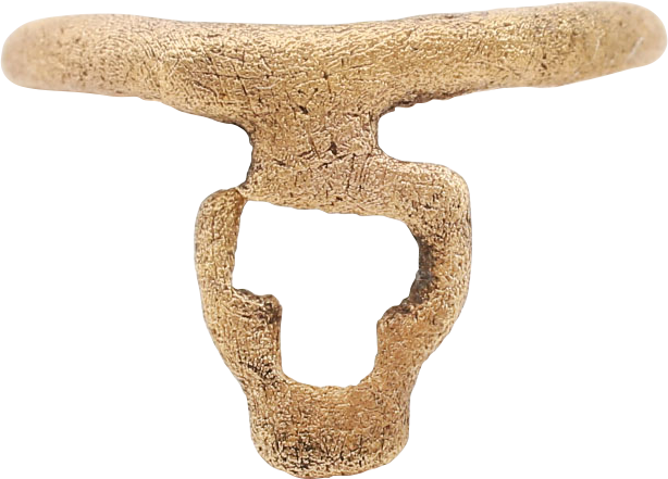 FINE ROMAN WOMAN'S KEY RING, C.100-300 AD SIZE 4 1/4+ - Royalty Rings