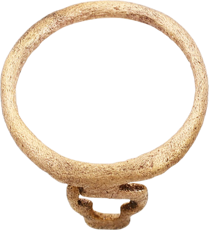 FINE ROMAN WOMAN'S KEY RING, C.100-300 AD SIZE 4 1/4+ - Royalty Rings